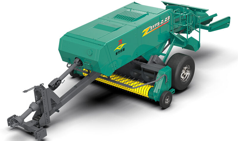 Three original imported heavy-duty knotters and a hydraulic density control valve automatically detect and adjust baling density. High-density bales increase loading weight and reduce transportation costs – ideal for large farms and grassland operations.