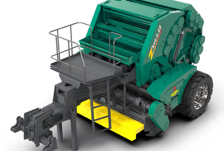 Efficient round baling with anti-clogging design, ideal for silage and forage in diverse terrains.