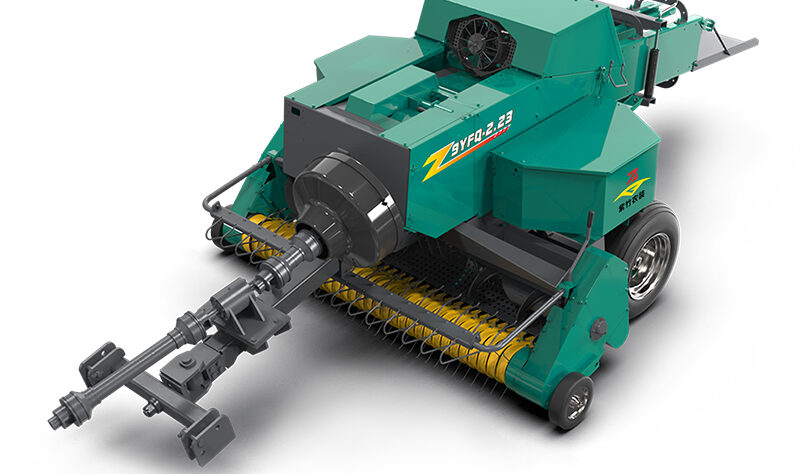 High-density square baling for corn, wheat, and rice straw — easy to stack, store, and transport.