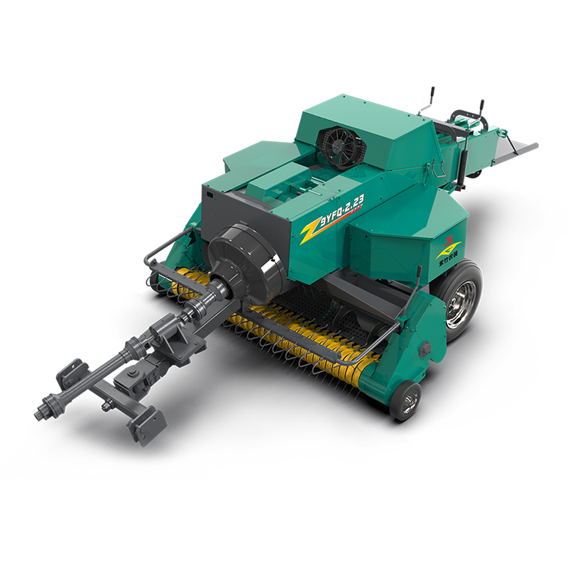 Picks up and bales corn, wheat, rice straw, and forage with high efficiency. Features an imported knotter for stable performance, a large feed capacity, and a 100 rpm piston rate – producing tight, square bales that are easy to stack and transport.