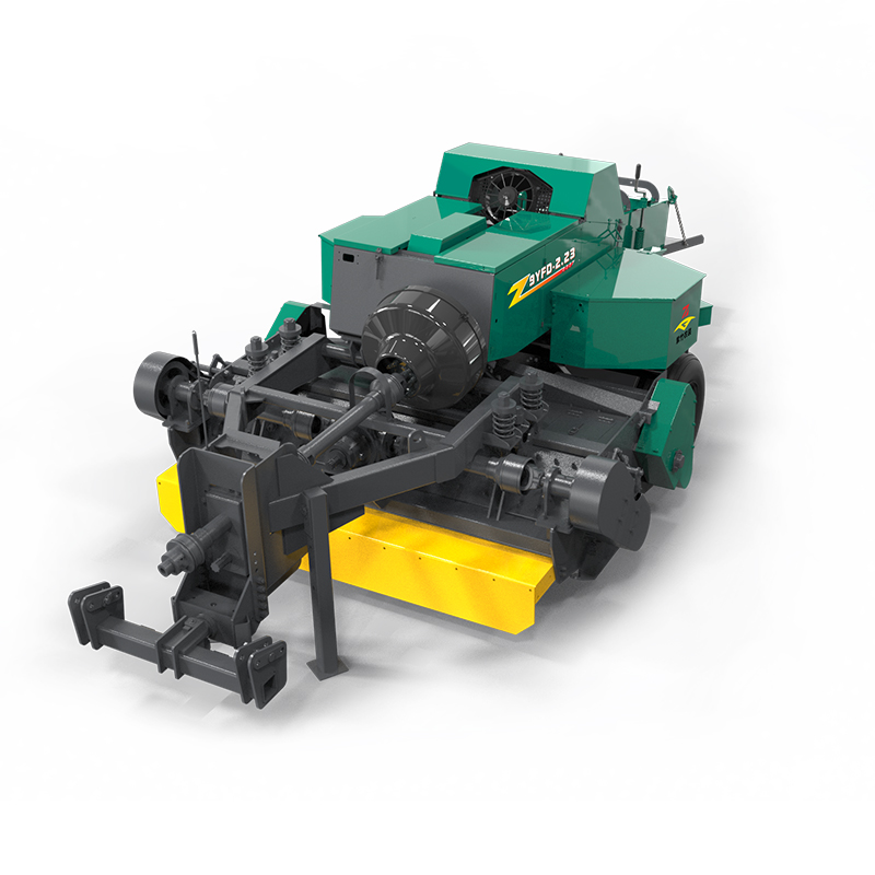  Picking width: 2230mm Supporting power: 66-135kw Overall dimensions: 6330*2740*1775mm Total weight: 3250 Knotter type: D-type Number of knotters: 2 Power take-off (PTO) output speed: 720r/min Compression chamber cross-sectional dimensions: 460*360mm Bale length: adjustable from 300 to 1300mm Reciprocating frequency of the baling piston: 100r/min Bale density: spring compression type manual adjustment Capacity of twine box: 10 rolls