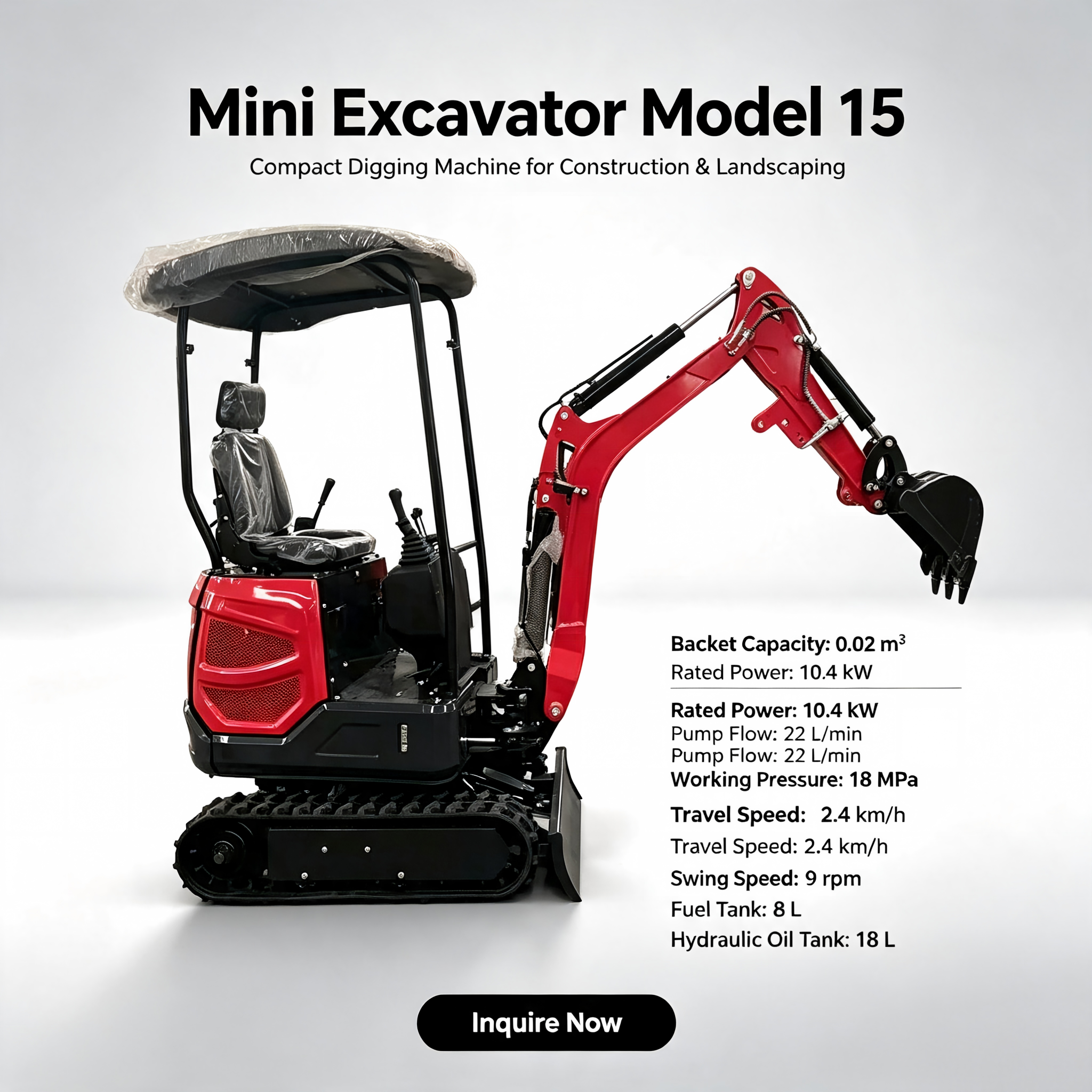 Mini Excavator - Image 3